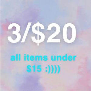 3/$20 deal!!:))